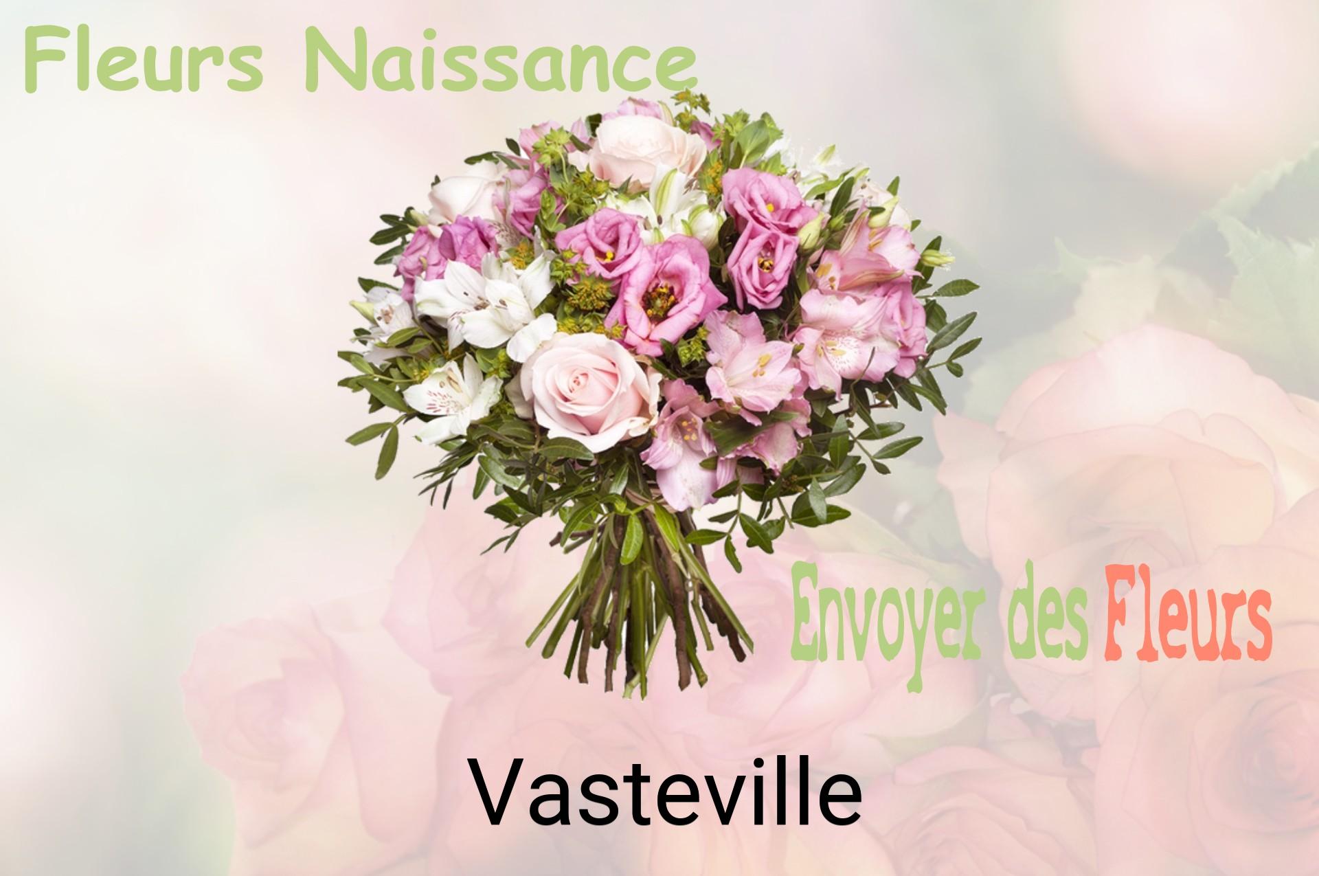 Bouquet de fleurs de naissance livré à Vasteville